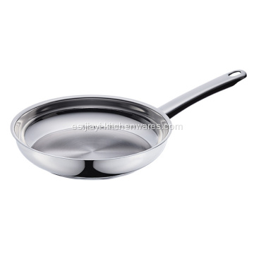 Ollas de cocina al por mayor de utensilios de cocina clásicos Olla de sopa antiadherente de acero inoxidable 18/10 con tapa plana